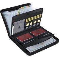 Hinsinc Transparent Lockable Fireproof A4 Document Storage Box in Black | Size: 0.6m2