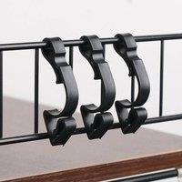 EONLION 80PCS Gutter Hanging Hooks in Black | Size: 500mm
