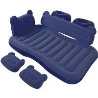 Living and Home SUV Back Seat Air Mattress for Camping & Travel w/ Pump in Navy