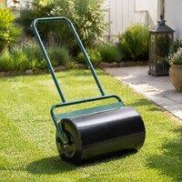 STILVORA 38L Lawn Roller with Steel Structure in Green