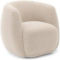 Lemon Pavilion Furniture Clay Indoor Tub Chair - Sherpa - L79.5xW82xH72 cm - Cotton - Flat Pack in Light Beige