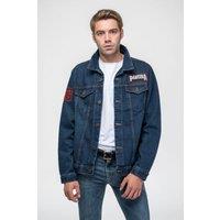 Pantera Vulgar Display of Power Denim Jacket in Blue | Size: Large
