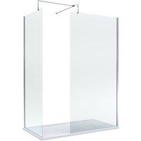 Balterley Walk-In Wetroom Bundle, Chrome, 1600x700mm in Silver