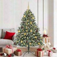 Berkfield Home Artificial Christmas Tree with Stand Green 126 x 126 x 180 cm