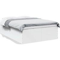Berkfield Home Bed Frame without Mattress White 140x200 cm