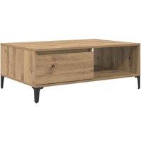 Berkfield Home Coffee Table Artisan oak 90 x 60 x 35 cm Engineered wood in Brown