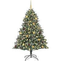 Berkfield Home Modern Artificial Christmas Tree with Stand Green 126 x 126 x 180 cm