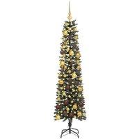 Berkfield Home Elegant Artificial Christmas Tree with Stand Green 50.5 x 50.5 x