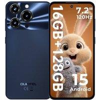OUKITEL C69 7.2 inch Display, 16GB+128GB, 6000mAh Battery, Android15 NFC in Blue