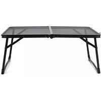 VOGREX Folding Portable Camping Table Outdoor BBQ Catering in Black