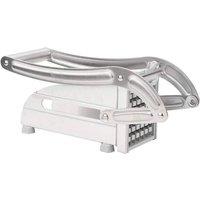 VOGREX 2 Blades Potato Chipper French Fry Cutter in Silver