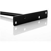 VOGREX 8Pcs Heavy Duty Hidden Metal Floating Shelf Brackets in Black
