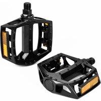 VOGREX 14mm Metal Alloy Flat Bike Pedals Road Mountain Bike UK in Black
