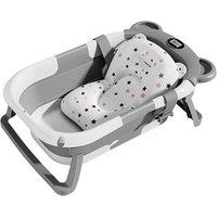 VOGREX Collapsible Portable Baby Bath Tub with Thermometer