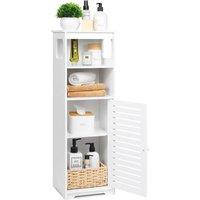 FORGEVIO Bathroom Cabinet Waterproof, White Storage 80x30x24 cm | Size: 80 x 30 x 24 cm