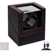EONLION Winder Display Box Rotator Turner Storage Case in Black | Size: 500mm