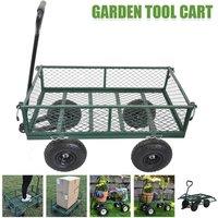 Kelvenix Garden Cart Heavy Duty Trolley in Green | Size: 10000mm x 520mm