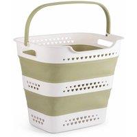 VOGREX Green 42L Foldable Laundry Hamper Bin with Handles