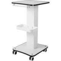 VOGREX 3-Tier Rolling Beauty Salon SPA Machine Trolley Cart in White