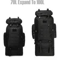 $uicide Boy$ 100L Hiking Camping Backpack in Black | Size: 0.6m2