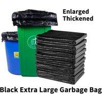 EONLION 100PCS Strong 240L Wheelie Bin Bags in Black | Size: 100 cm