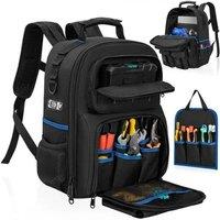 EONLION Tool Backpack Professional Electrician in Black | Size: 1000mm 2000mm