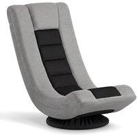 Kelvenix Swivel Gaming Chair Folding Floor Chair in Grey | Size: 0.6m2