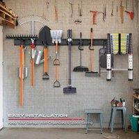 Kelvenix Heavy Duty Garage Tool Wall Mounted in Black | Size: 10000mm x 520mm