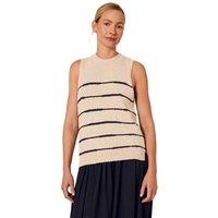 Celtic & Co Women's Drop Stitch Knitted Vest Top in Dark Navy | Size: Large