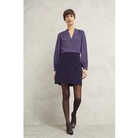 Hobbs London Women's Fenella Skirt in Aubergine | Size: 20