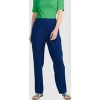 Kettlewell Women's Pintuck Front Slim Tapered Trousers in Royal | Size: 14