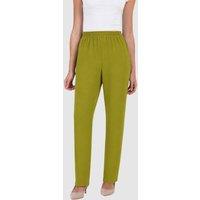Kettlewell Women's Pintuck Front Slim Tapered Trousers in Lime | Size: 10