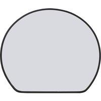 Living and Home Aluminium Alloy Framed HD Float Glass Bathroom Mirror in Black