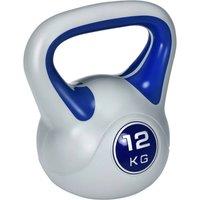 NESTLUNE 12kg Kettle Bell with Handle for Home Gym in Grey | Size: 0-18 m