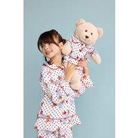 LunaMia Girl's 'Chiara' Pyjama Set With Matching Teddy Bear | Size: 10-11 Years