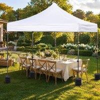 STILVORA Tent Leg Weight Set of 4 for Pop-Up Tents & Gazebos in Black
