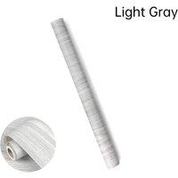 Ventryn Light Grey Self Adhesive Wood Grain Wallpaper Film