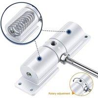 VOGREX White Surface Mount Fire Rated Spring Door Closer Adjustable