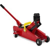 VOGREX 2 Ton Hydraulic Trolley Floor Jack Plastic Carry Case Car Van in Red
