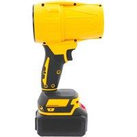 Havendro Cordless Leaf Blower Brushless Electric Air Duster Handheld Fan Tool in Yellow