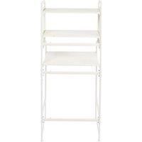 Havendro Laundry Shelf Expandable Over Toilet Washing Machine StorageRack in White