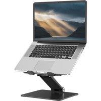 Havendro Laptop Stand for Desk Metal Foldable Laptop Riser Portable in Black