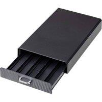 Havendro POD HOLDER DRAWER CAPSULE STORAGE COFFEE MACHINE STAND in Black