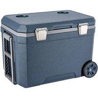 Havendro 45L Wheeled Cooler Box Large Insulated Cool Box on Wheels PU Foam in Blue