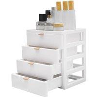 Havendro Desktop Organizer White 4 Large Capacity Drawers For Home Office