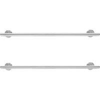 Havendro Towel Rail Wall Mounted, Towel Stands, Towel Holder for Bathroom in Silver