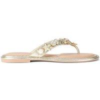 Carvela Women's 'Marina Flat Sandal' Sandals in Gold | Size: 3