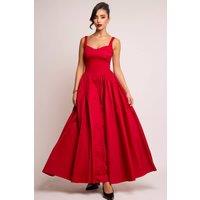 Jaded Rose Women's Cerra Red Sweetheart Gown Maxi Dress | Size: 10
