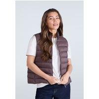 Animal Women's 'Light Cosi' Lightweight Water Resistant PFC Free Warm Padded Gilet in Dark Mauve | Size: 12