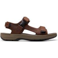 Clarks Men's Saltway Edge Dark Brown Leather | Size: 6.5-Wide Fit